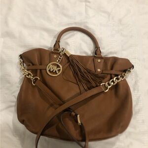Michael Korse Brown Leather Large Purse